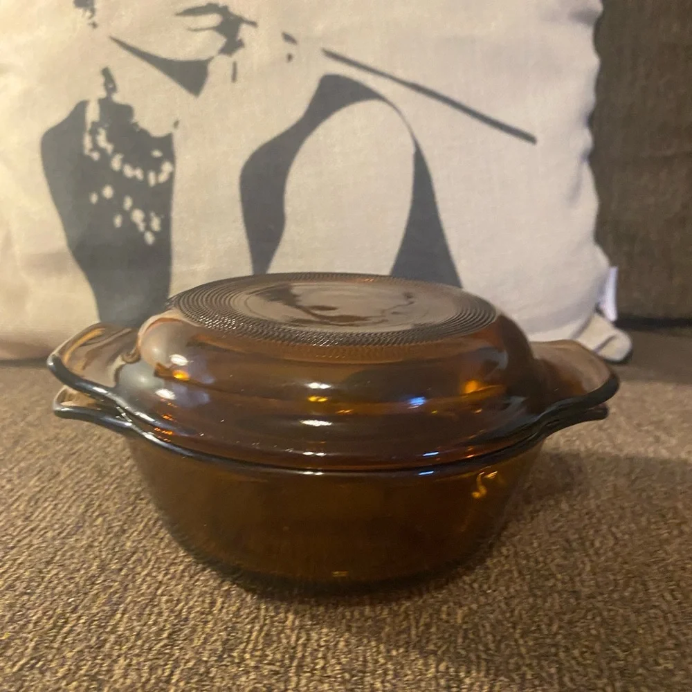 Vintage Anchor Hocking Fire-King individual casserole dish 12 oz (472)